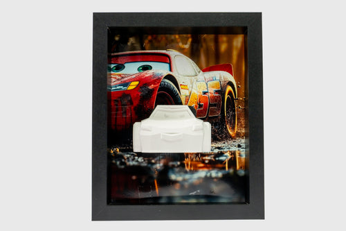 Lightning Racer Poster-Skulptur