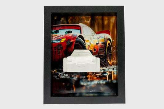 Lightning Racer Poster-Skulptur