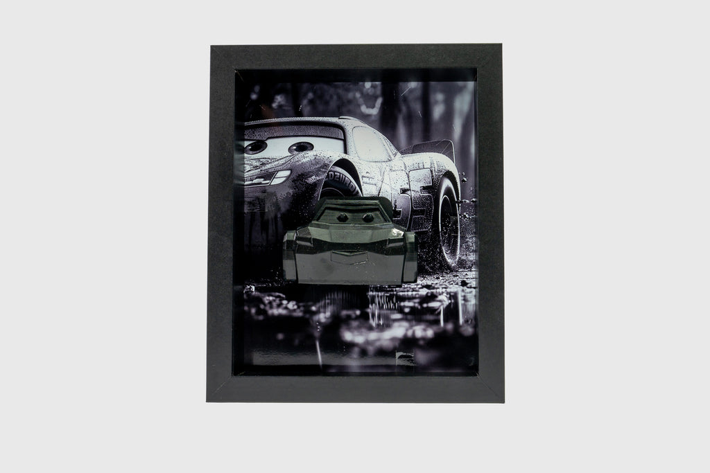 Lightning Racer Poster-Skulptur